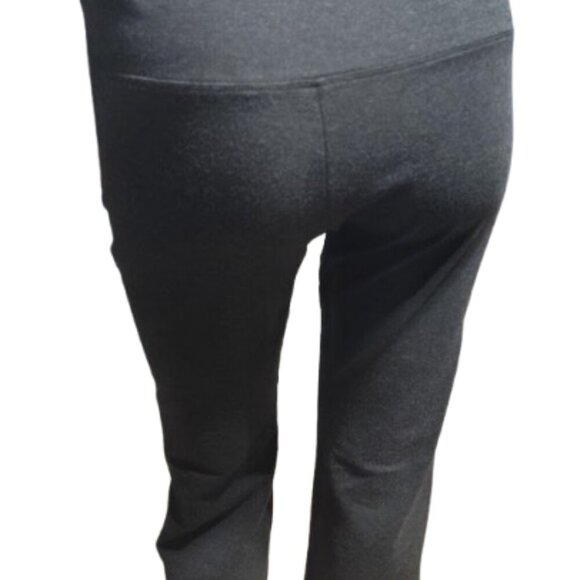 Athena Marie Rayon Gray Casual Pull-On Flat Front Pants Women's Size Medium - Picture 3 of 9